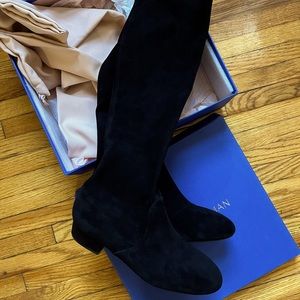 Stuart Weitzman Raissa black suede size 8